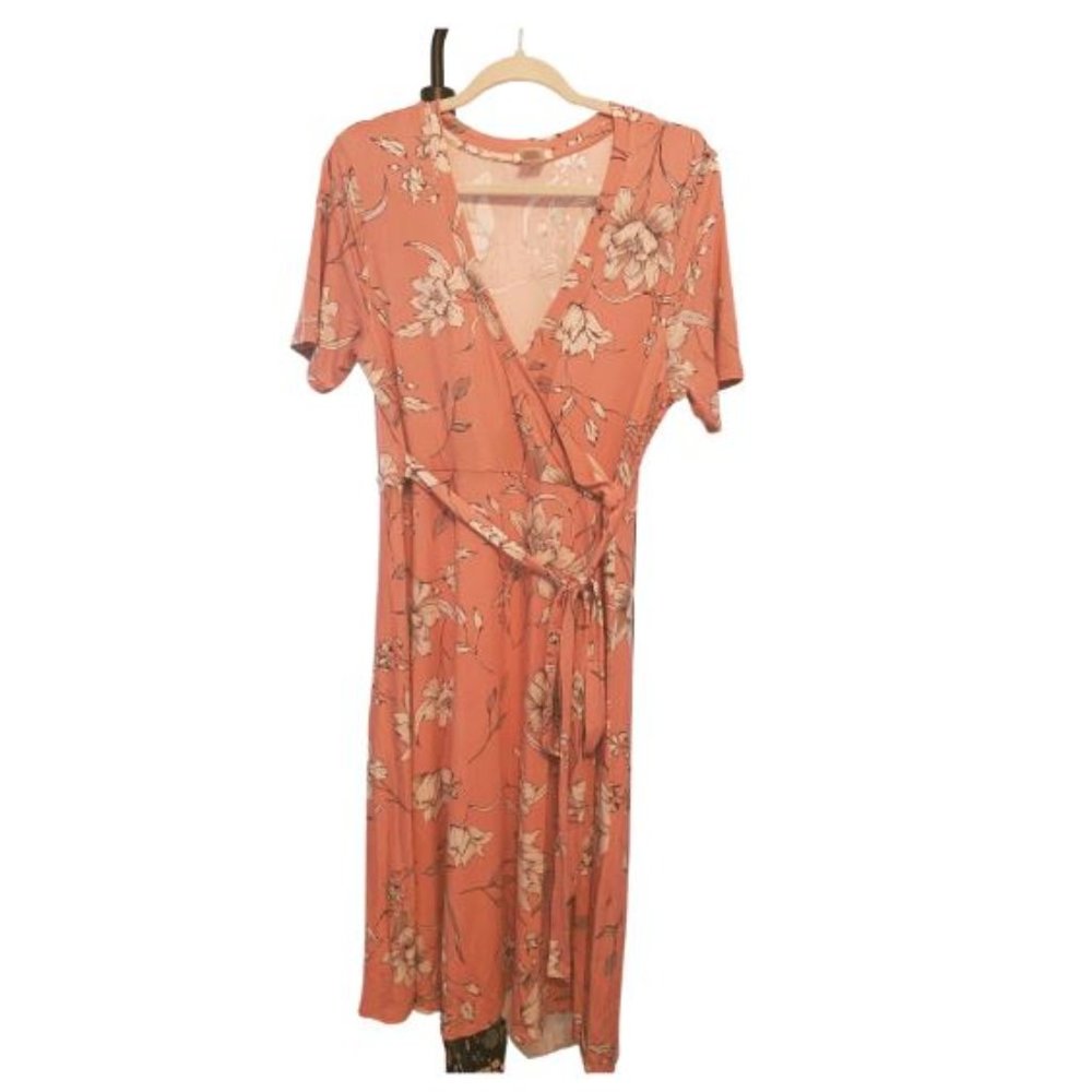 Faux Wrap Dress